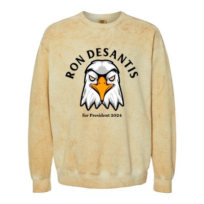 Ron Desantis For President 2024 Colorblast Crewneck Sweatshirt