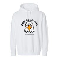 Ron Desantis For President 2024 Garment-Dyed Fleece Hoodie