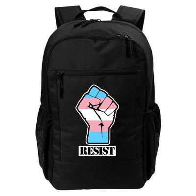 Resist Demigirl Fist Flag Backpack