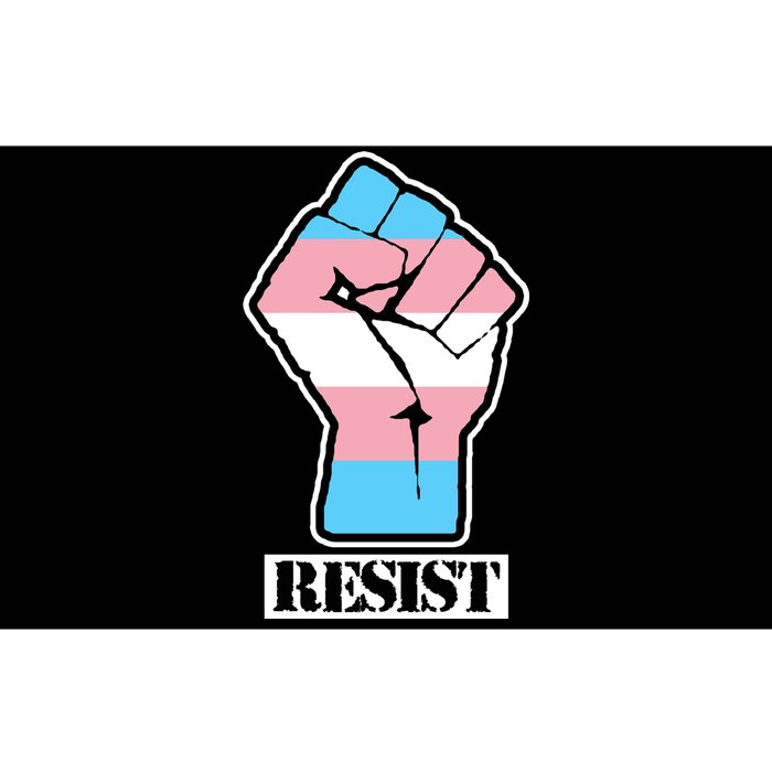 Resist Demigirl Fist Flag Bumper Sticker