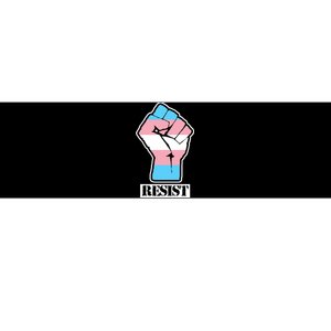 Resist Demigirl Fist Flag Bumper Sticker