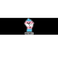 Resist Demigirl Fist Flag Bumper Sticker