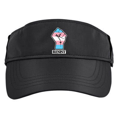 Resist Demigirl Fist Flag Adult Drive Performance Visor