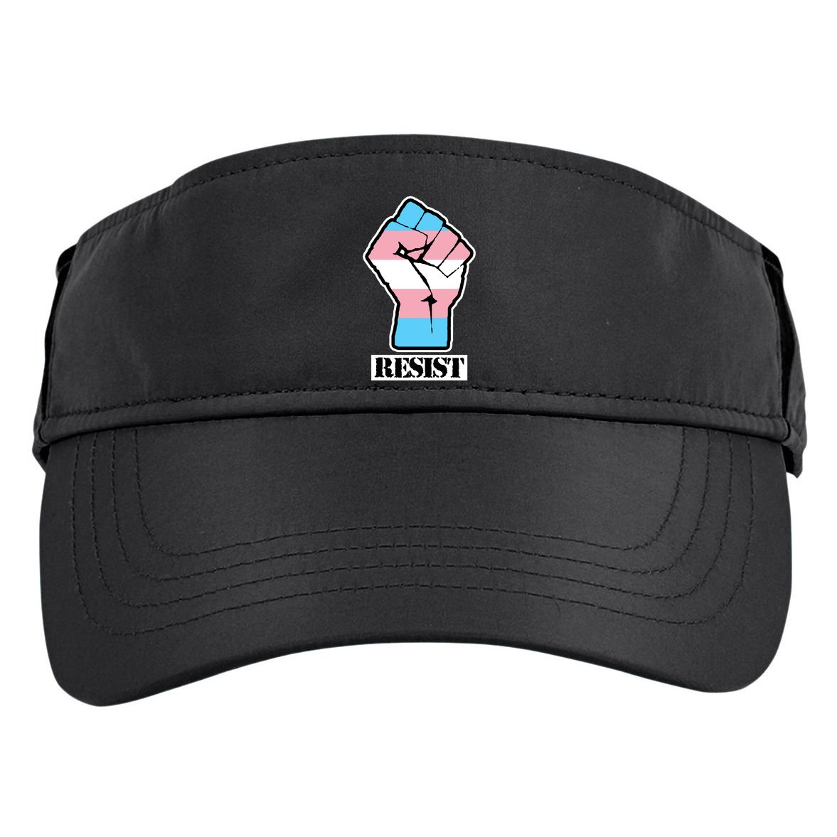 Resist Demigirl Fist Flag Adult Drive Performance Visor