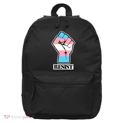 Resist Demigirl Fist Flag 16 in Basic Backpack