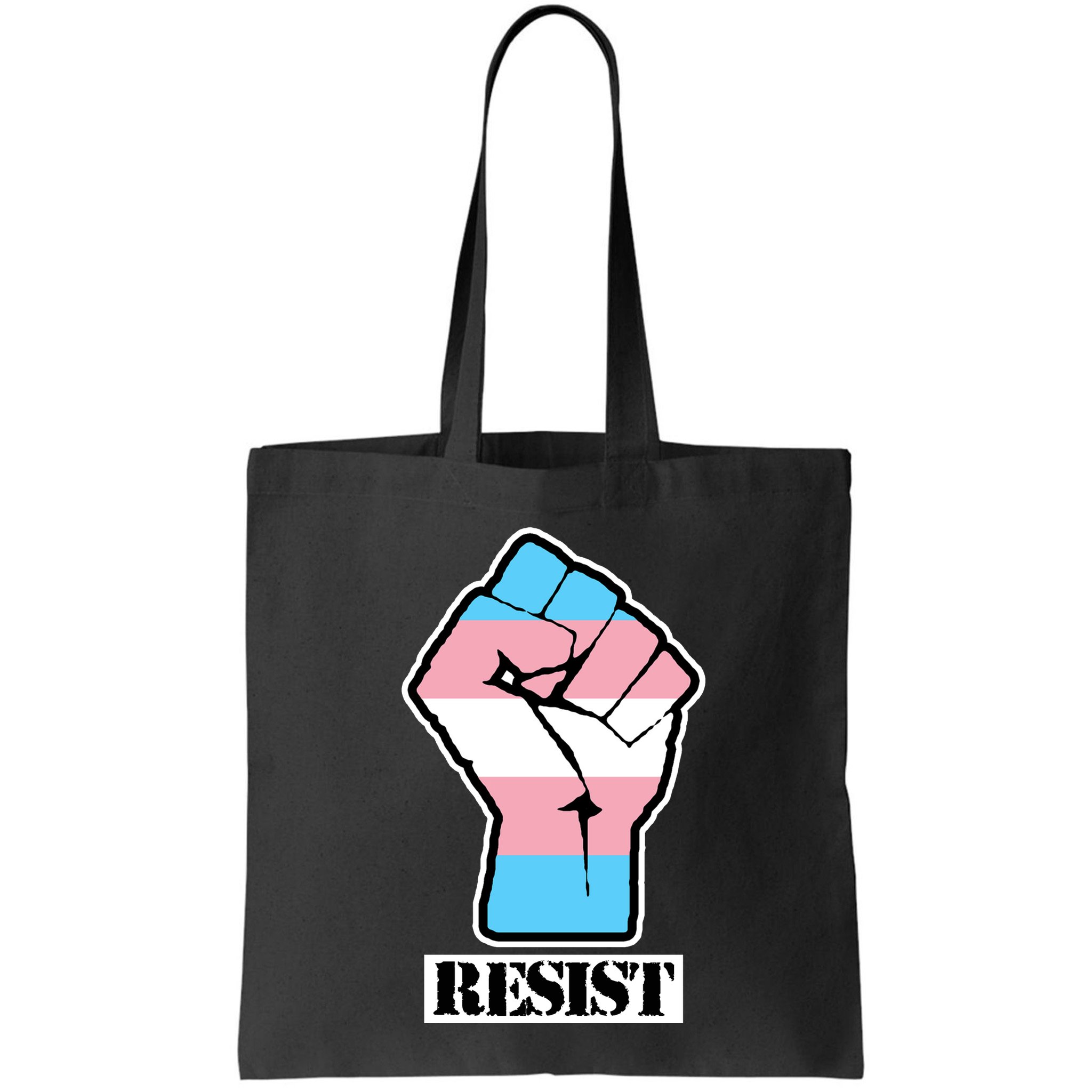 Resist Demigirl Fist Flag Bag