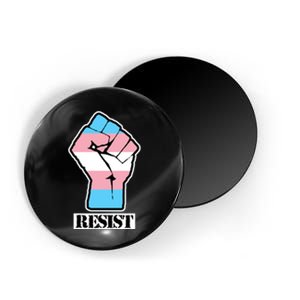 Resist Demigirl Fist Flag Magnet