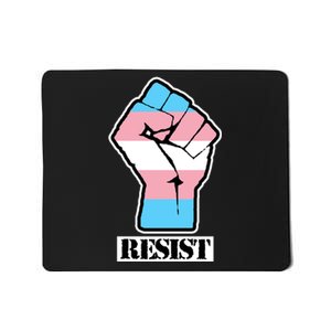 Resist Demigirl Fist Flag Mousepad