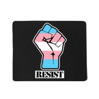 Resist Demigirl Fist Flag Mousepad