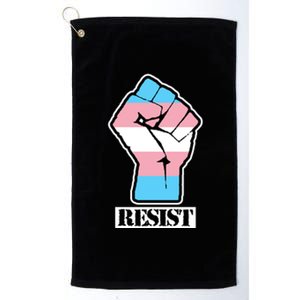 Resist Demigirl Fist Flag Platinum Collection Golf Towel