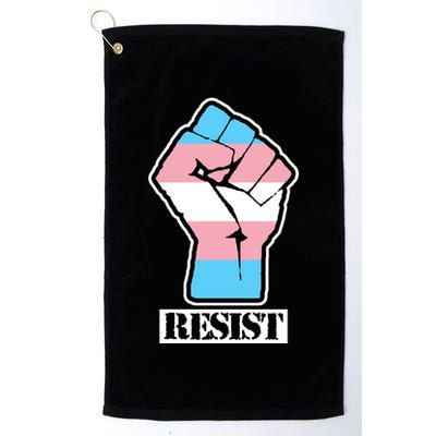 Resist Demigirl Fist Flag Golf Towel