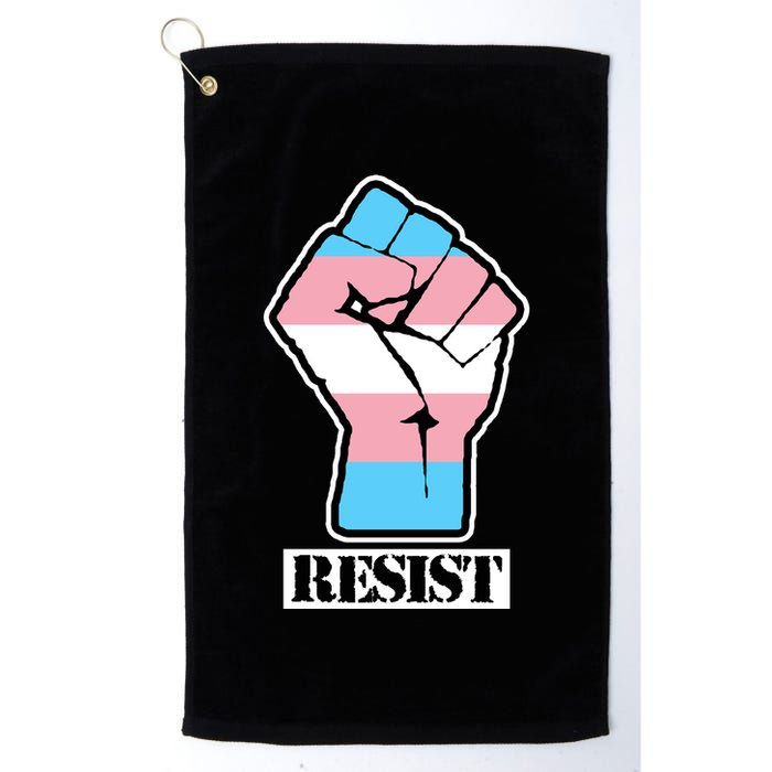 Resist Demigirl Fist Flag Golf Towel