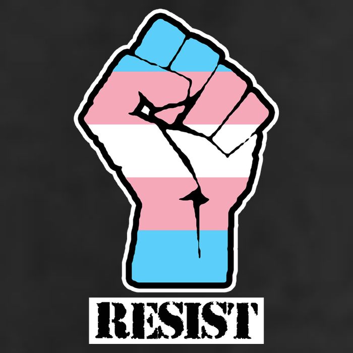 Resist Demigirl Fist Flag Golf Towel