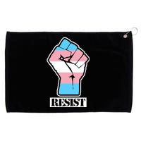 Resist Demigirl Fist Flag Grommeted Golf Towel