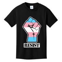 Resist Demigirl Fist Flag Kids T-Shirt