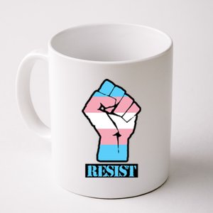 Resist Demigirl Fist Flag Coffee Mug