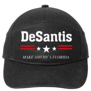 Ron Desantis For President 2024 Election Proud Republican 7-Panel Snapback Hat