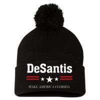 Ron Desantis For President 2024 Election Proud Republican Pom Pom 12in Knit Beanie