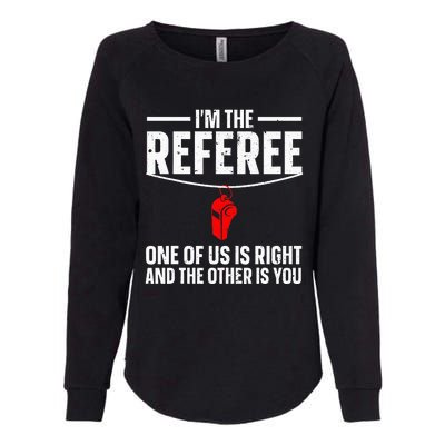 Referee Design For Sports Ref Gag Referee Womens California Wash Sweatshirt