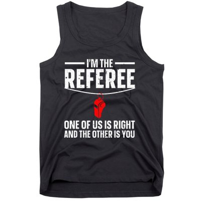 Referee Design For Sports Ref Gag Referee Tank Top