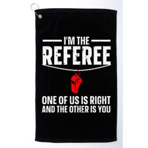 Referee Design For Sports Ref Gag Referee Platinum Collection Golf Towel