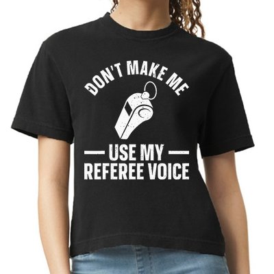 Referee Design For Reffing Ref Sport Referee Comfort Colors Boxy T-Shirt