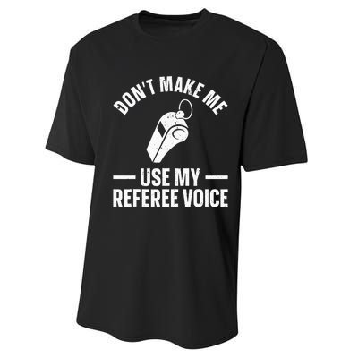 Referee Design For Reffing Ref Sport Referee Performance Sprint T-Shirt