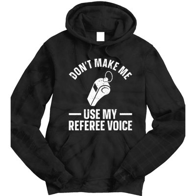 Referee Design For Reffing Ref Sport Referee Tie Dye Hoodie