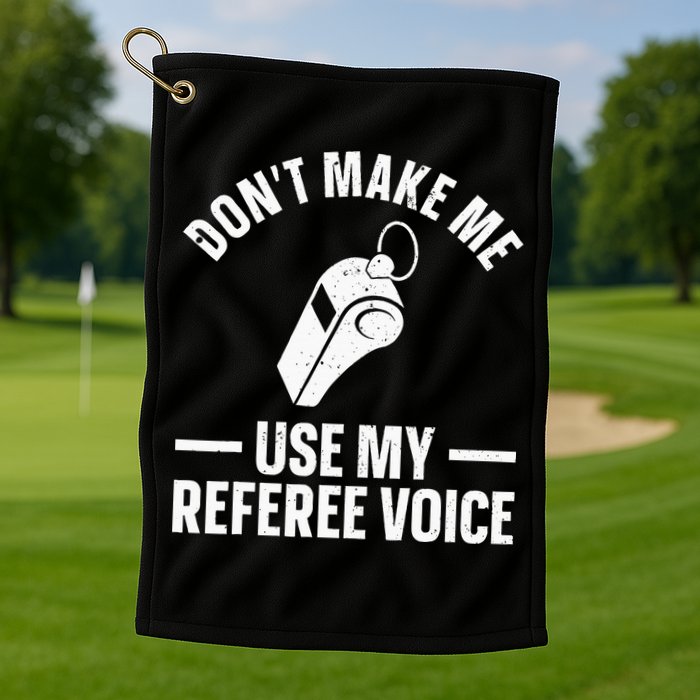 Referee Design For Reffing Ref Sport Referee Golf Towel