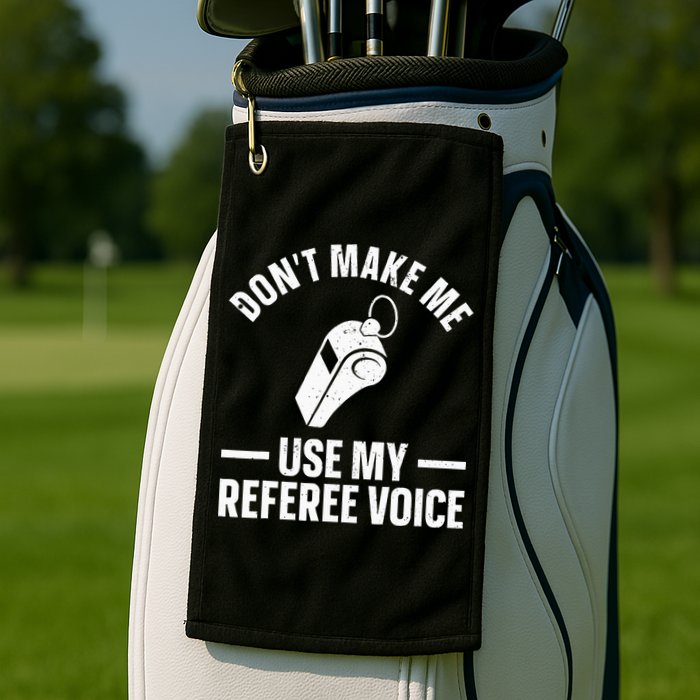 Referee Design For Reffing Ref Sport Referee Golf Towel