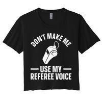 Referee Design For Reffing Ref Sport Referee Crop Top