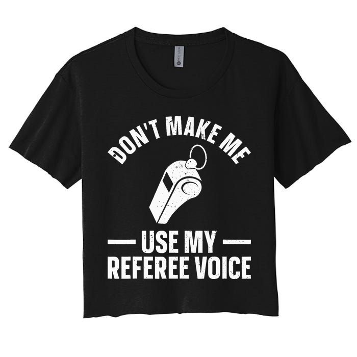 Referee Design For Reffing Ref Sport Referee Crop Top