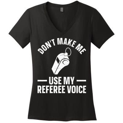 Referee Design For Reffing Ref Sport Referee Women's V-Neck T-Shirt