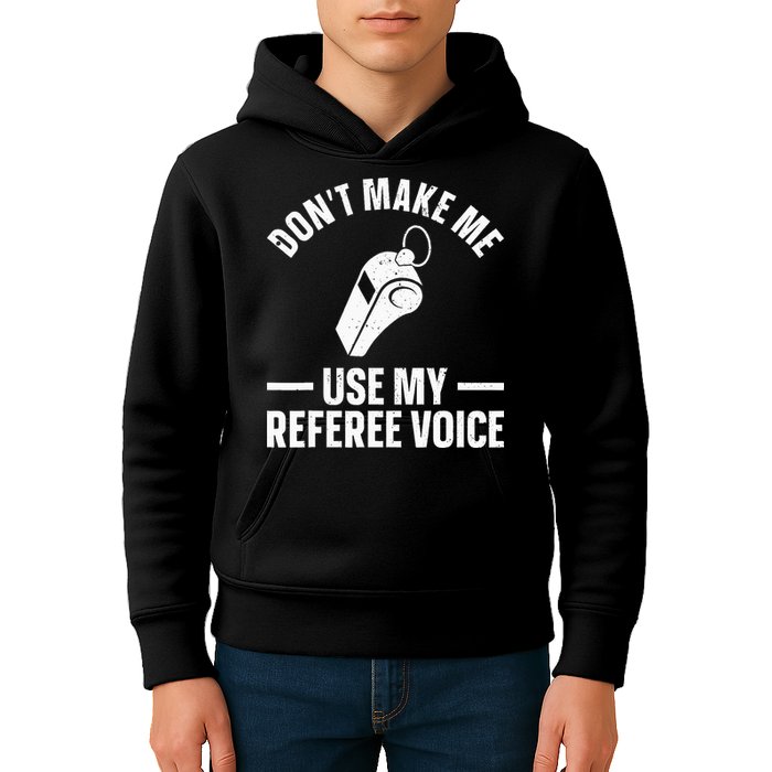 Referee Design For Reffing Ref Sport Referee Kids Hoodie
