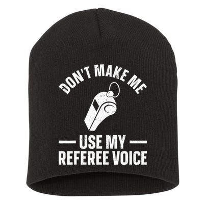 Referee Design For Reffing Ref Sport Referee Short Acrylic Beanie