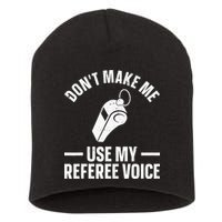 Referee Design For Reffing Ref Sport Referee Short Acrylic Beanie