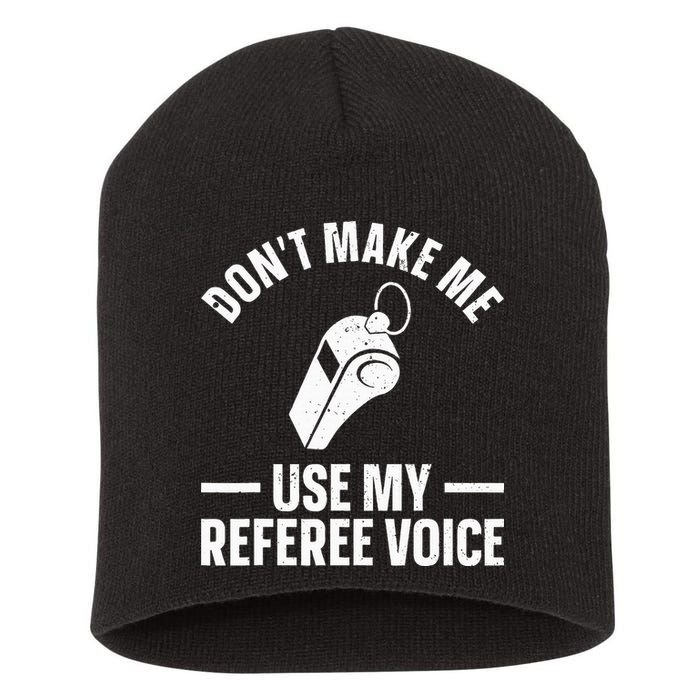 Referee Design For Reffing Ref Sport Referee Short Acrylic Beanie