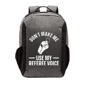 Referee Design For Reffing Ref Sport Referee Vector Backpack