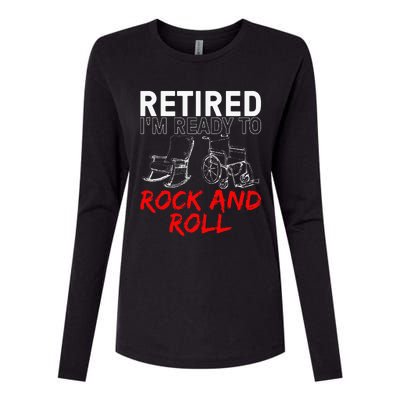 Retirement Design For Retired Women Retirement Womens Cotton Relaxed Long Sleeve T-Shirt