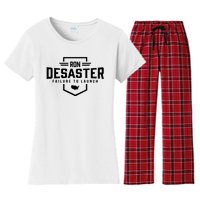 Ron DeSaster Failure To Launch Ron DeSantis For President 2024 Women's Flannel Pajama Set