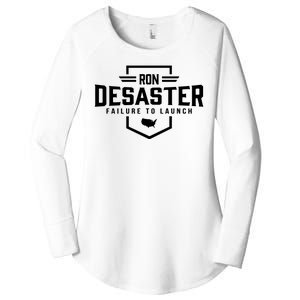 Ron DeSaster Failure To Launch Ron DeSantis For President 2024 Women's Perfect Tri Tunic Long Sleeve Shirt