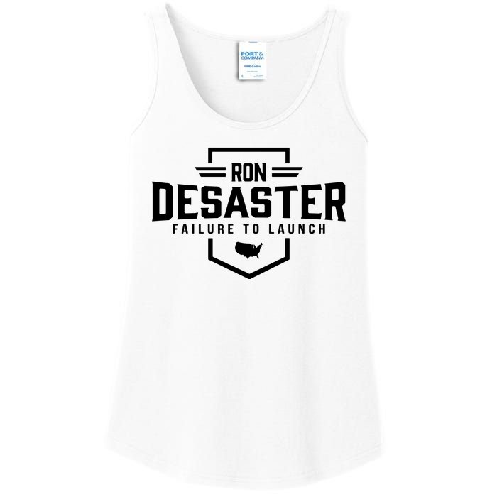 Ron DeSaster Failure To Launch Ron DeSantis For President 2024 Ladies Essential Tank