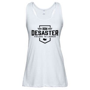 Ron DeSaster Failure To Launch Ron DeSantis For President 2024 Ladies Essential Flowy Tank