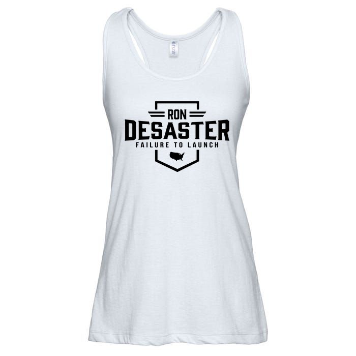 Ron DeSaster Failure To Launch Ron DeSantis For President 2024 Ladies Essential Flowy Tank