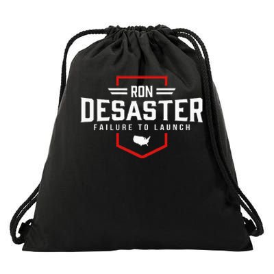 Ron DeSaster Failure To Launch Ron DeSantis 2024 Funny Meme Drawstring Bag