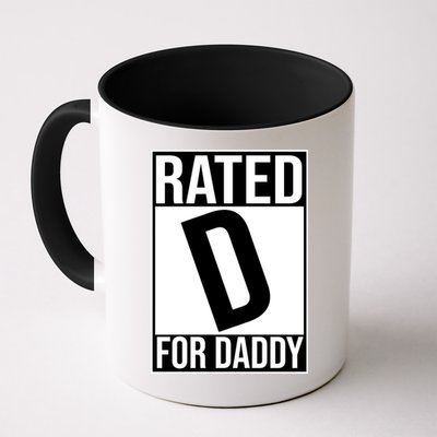 Rated D For Daddy Funny Gift For Dad Mug