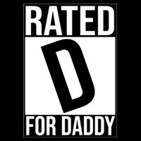 Rated D For Daddy Funny Gift For Dad Cooling Performance Long Sleeve Crew