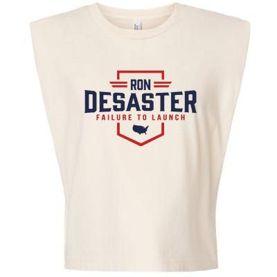 Ron DeSaster Failure To Launch Ron DeSantis For President 2024 Garment-Dyed Women's Muscle Tee