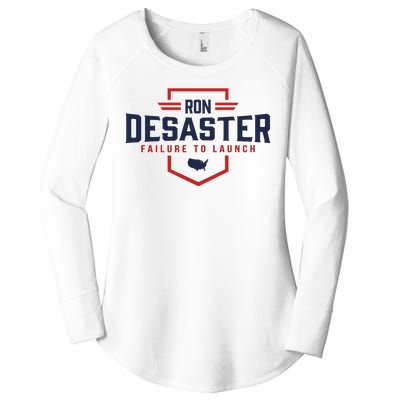 Ron DeSaster Failure To Launch Ron DeSantis For President 2024 Women's Perfect Tri Tunic Long Sleeve Shirt