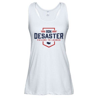 Ron DeSaster Failure To Launch Ron DeSantis For President 2024 Ladies Essential Flowy Tank